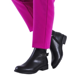 Černé klasické manilské boty černý