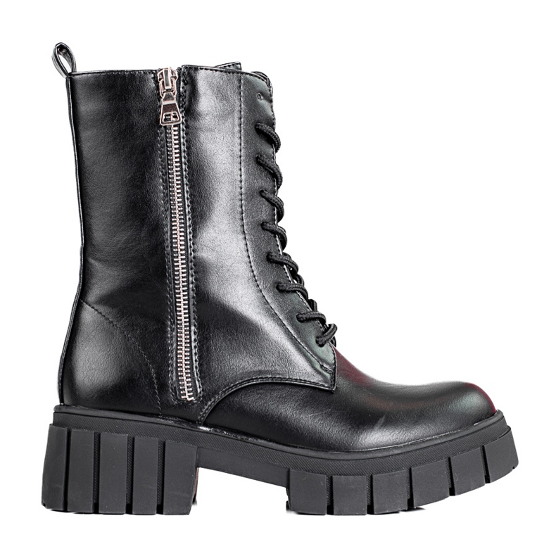 Krajkové dámské tašky Shelovet na platformě černá