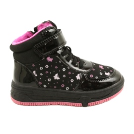 American Club American Boots Teplé boty XD66 Black černý růžový