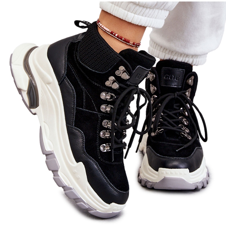 Dámská vysoká sportovní obuv GOE KK2N4098 Černá