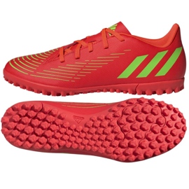 Kopačky Adidas Predator Edge.4 Tf M GV8525 červený pomeranče a červené
