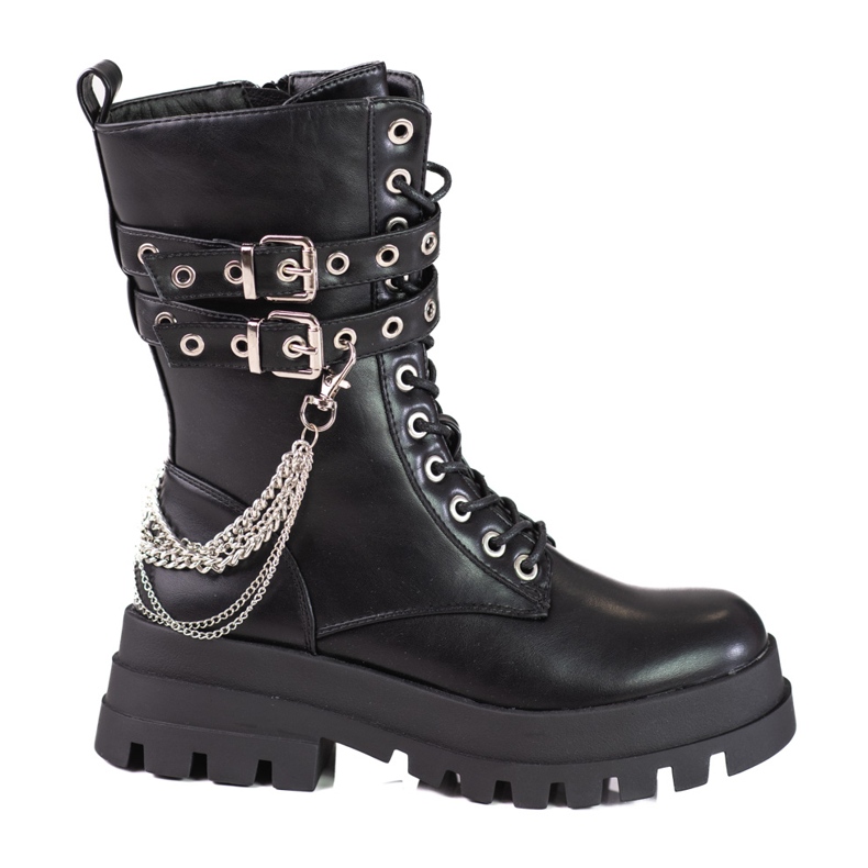 Shelovet ženští pracovníci s ornamenty černá