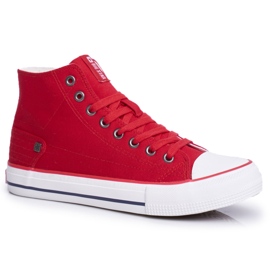 Dámské tenisky Big Star High Red DD274334 červený