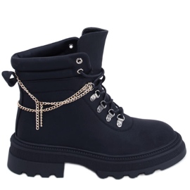 PA1 Boty Hudson Black Trapper černý