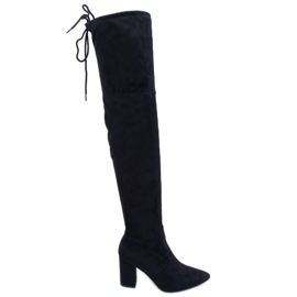 Černé černé podpatky černý