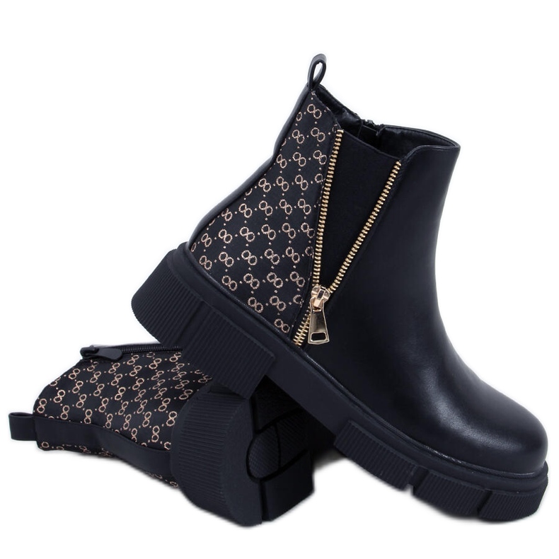 BM Černé boty Ariana Jodhpur černá BM Černé boty Ariana Jodhpur černá