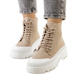 Hnědé tenisky Roxo hnědý khaki zelený