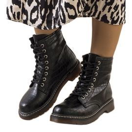 Černé dámské turistické boty Norte černý