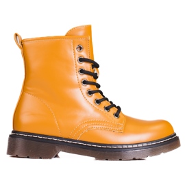 Šněrovací hnědé boty Shelovet pro ženy hnědý Šněrovací hnědé boty Shelovet pro ženy hnědý