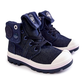 Dětské vysoké tenisky, Navy Blue Tobby modrý