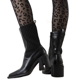 Černé kovbojské boty Alanna černý