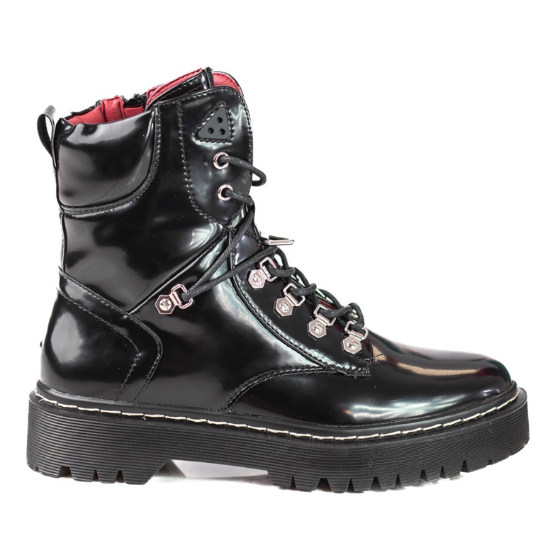 Shelovet dámské dělnice se šněrováním černá