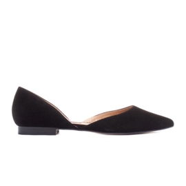 Marco Shoes Subtilní balerínky černá Marco Shoes Subtilní balerínky černá