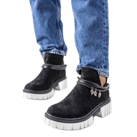 Černé boty Chewings černý