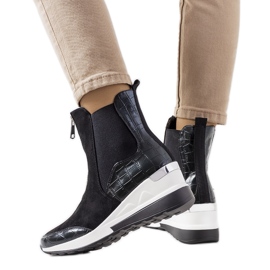 PA1 Černé tenisky na klínu Triiaca černá PA1 Černé tenisky na klínu Triiaca černá