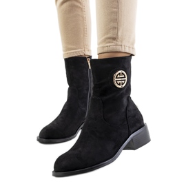 Černé kozačky Nurset černý