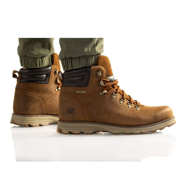 Caterpillar Boty Cat Sire Wp Mid P720692 hnědý