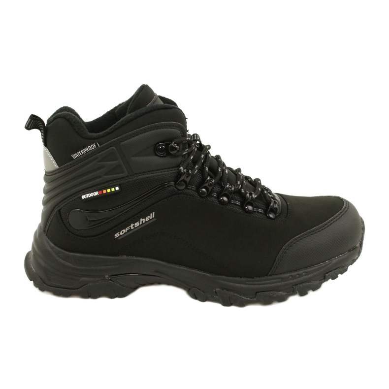 American Club Americké trekové zimní boty Softshell WT54 Black černá