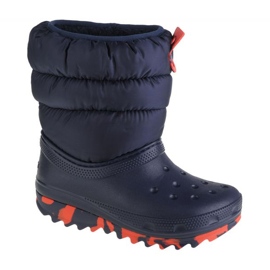 Crocs Classic Neo Puff Boot 207684-410 modrý