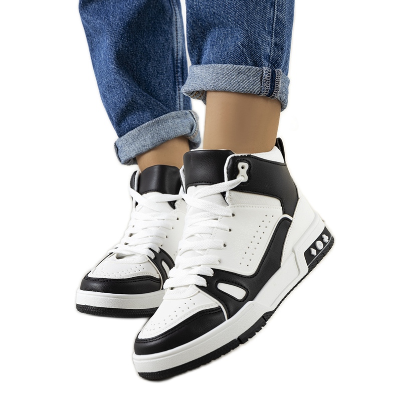 PA1 Černé tenisky od Megatheo bílý černá