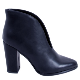 PA1 Vystřihněte vysoké podpatky Doris Black černý