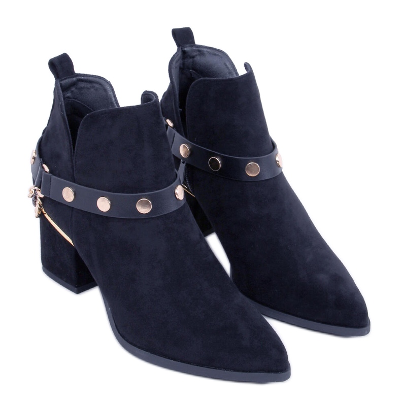 PA1 Midler Černé vysoké podpatky černá