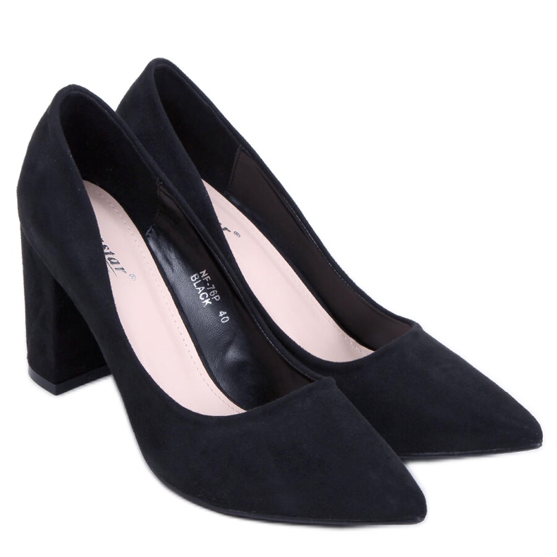 PA1 Lodičky na sloupku Ivonne Black černá