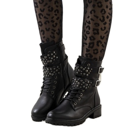 Černé dámské boty Menez černá Černé dámské boty Menez černá