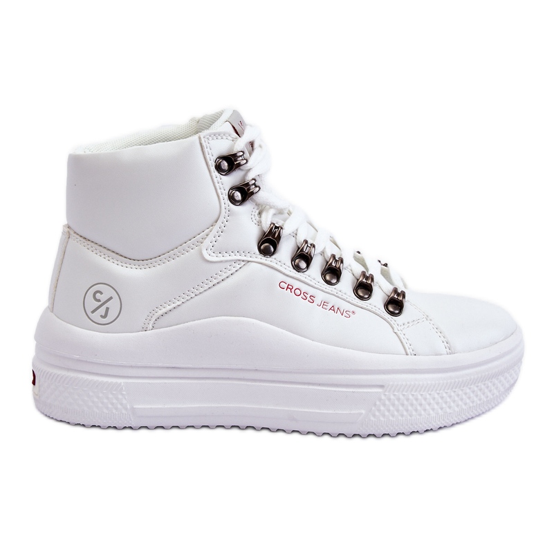 Dámské vysoké tenisky Cross Jeans KK2R4028C Bílé bílý