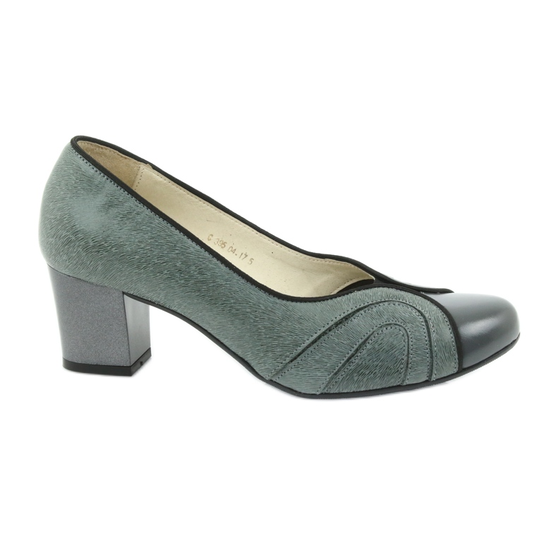 Espinto Classic Women High Heels 395 Tęg G1/2 Grey šedá