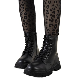 PA1 Černé dámské boty Tamila černý