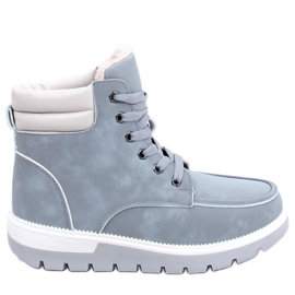 BM Zateplené kozačky od Germano L. GREY šedá BM Zateplené kozačky od Germano L. GREY šedá