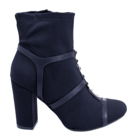 BM Shelley Černé vysoké podpatky černý