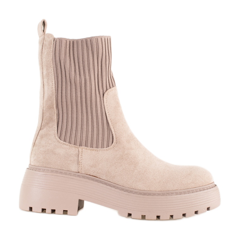 Dámské dělnice s pružnou stopkou Shelovet béžová béžový Dámské dělnice s pružnou stopkou Shelovet béžová béžový