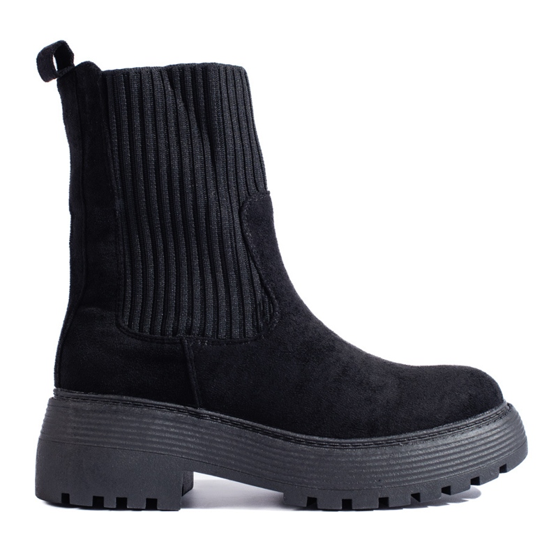 Dámské dělnice s pružným svrškem Shelovet černá