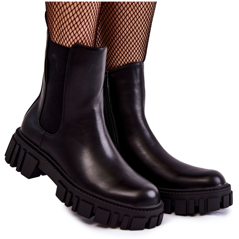 Boty Workery Cross Jeans KK2R4069C Black černá