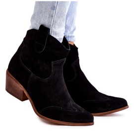 Lewski Shoes Dámské kozačky Spitz Lewski Boty 3236 Black černý