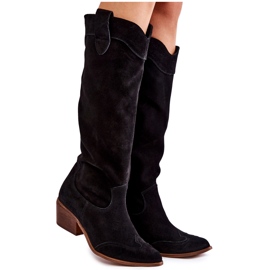 Lewski Shoes Dámské boty na vysokém podpatku Lewski Boty 3235 Black černý