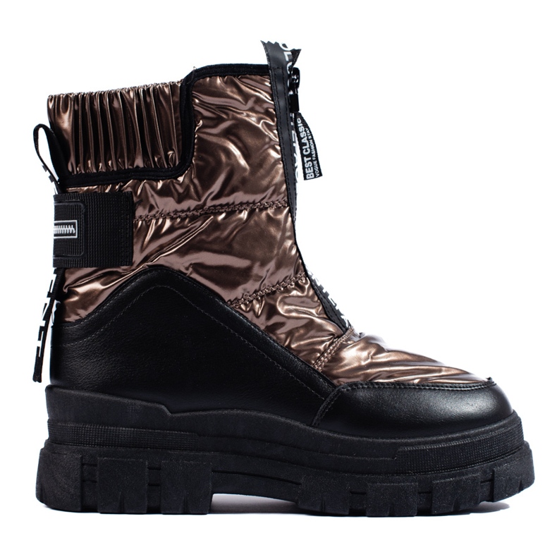 Dámské sněhule na platformě Vinceza zlatý