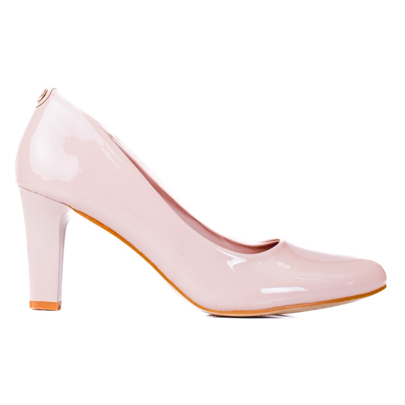 Dámské béžové lodičky Shelovet, lakované béžový