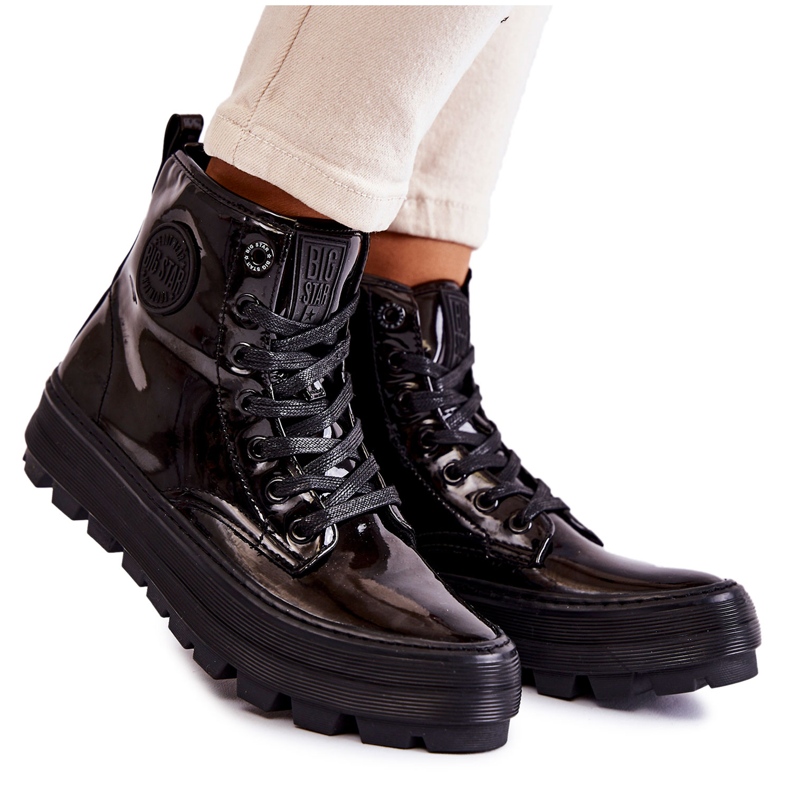 Vysoké tenisky Big Star KK274533 černé černá