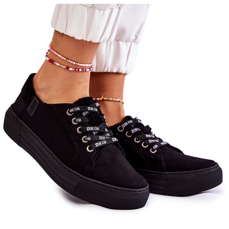 Dámské tenisky Memory Foam System Big Star KK276001 Black černá