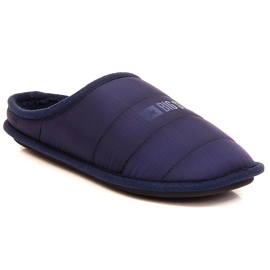 Navy Blue Big Star zateplené pantofle KK274601 námořnická modř