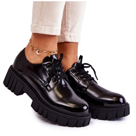 Módní lakované boty La.Fi 210013B-NL Černá černý