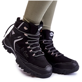 Dámské zateplené turistické boty Lee Cooper LCJ-22-01-1427L Black černý