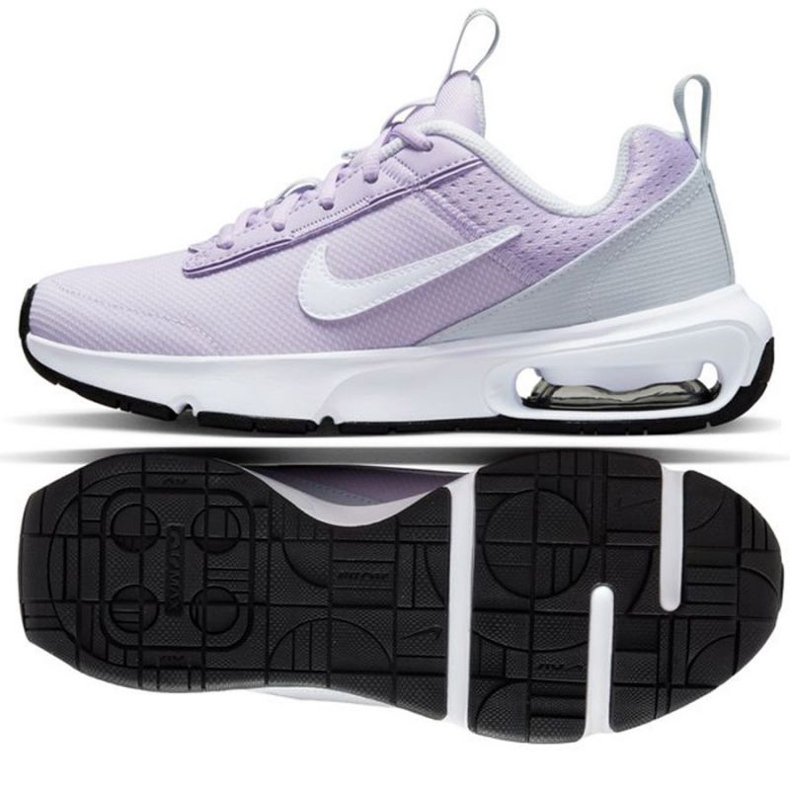 Běžecká bota Nike Air Max Intrlk Lite Jr DH9393 500 fialový šedá