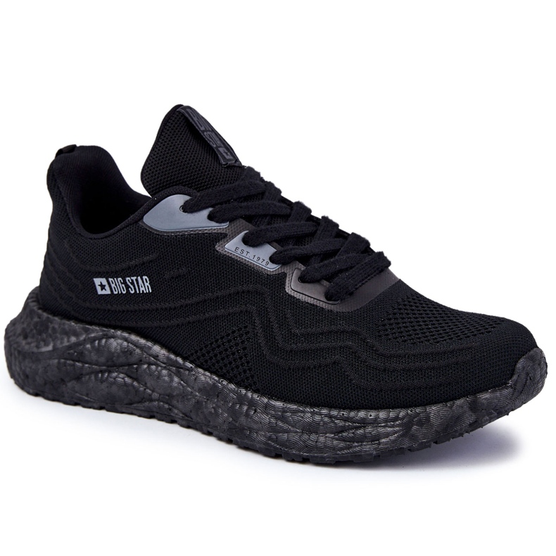 Lehká pánská sportovní obuv Big Star KK174018 Černá Lehká pánská sportovní obuv Big Star KK174018 Černá