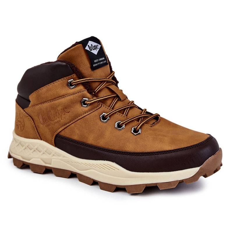 Pánské zateplené boty Lee Cooper LCJ-22-01-1390 Camel hnědý