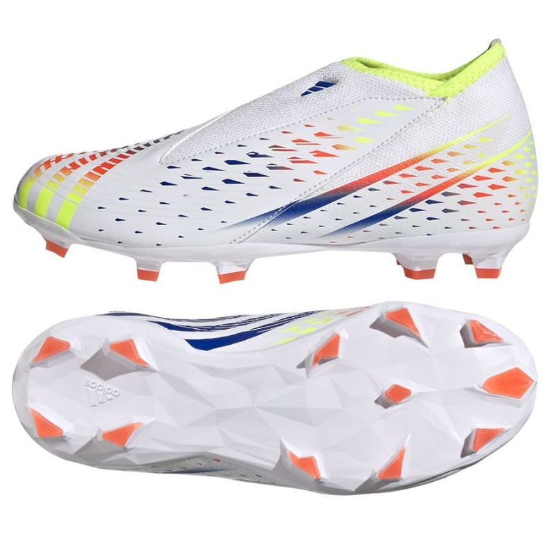 Kopačky Adidas Predator Edge.3 Ll Fg Jr GW0984 bílý bílý Kopačky Adidas Predator Edge.3 Ll Fg Jr GW0984 bílý bílý