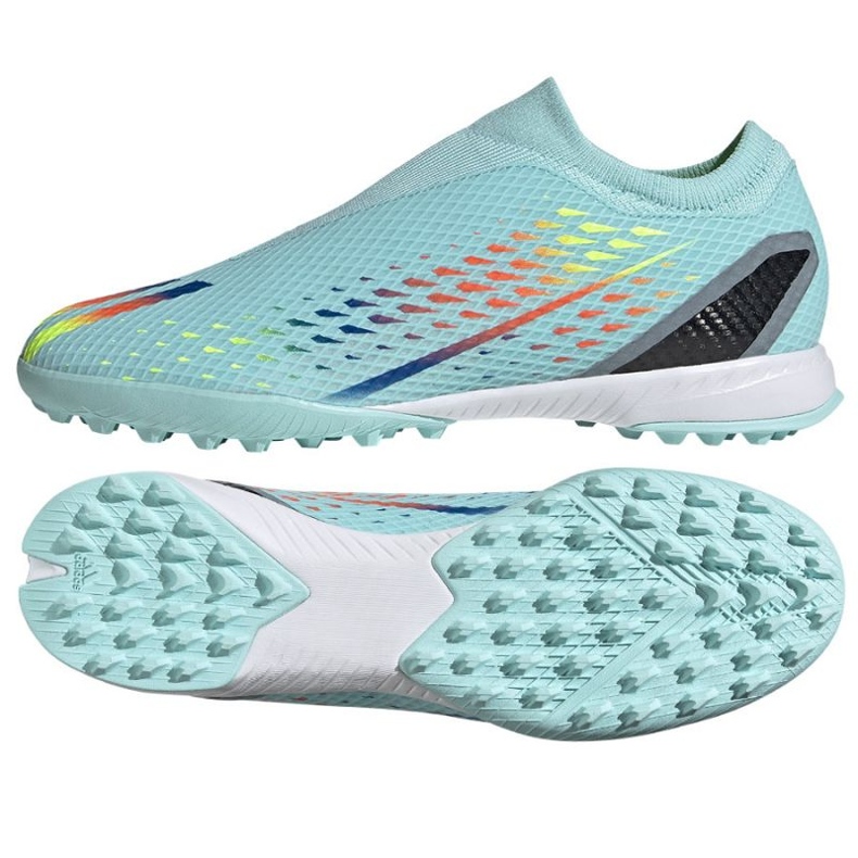Kopačky Adidas X Speedportal.3 Ll Tf M GW8474 modrý modrý Kopačky Adidas X Speedportal.3 Ll Tf M GW8474 modrý modrý